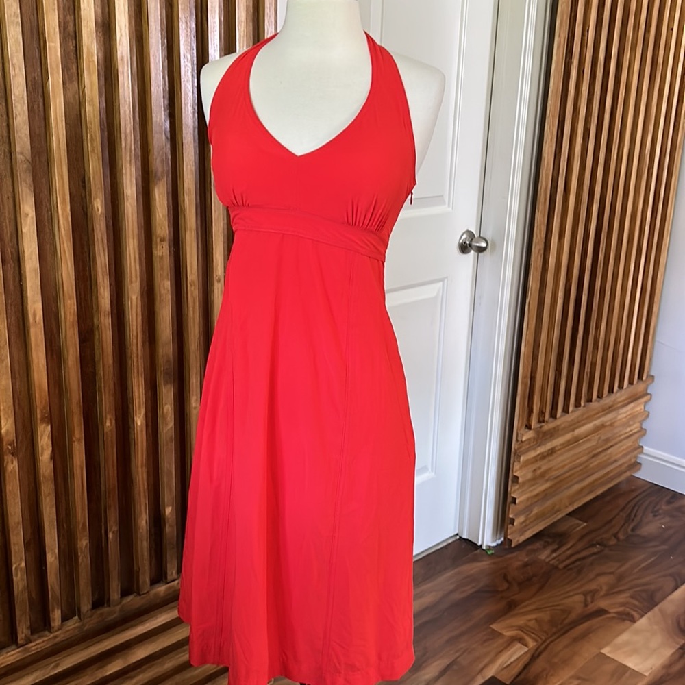 ATHLETA Pack Everywhere Halter Dress Swim Adventure. Size 4 Tall